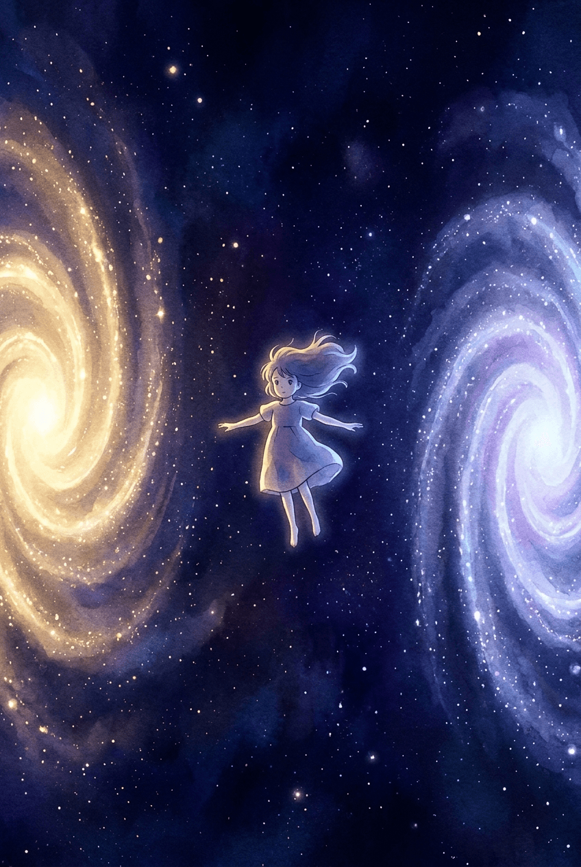 Zwischen den Galaxien