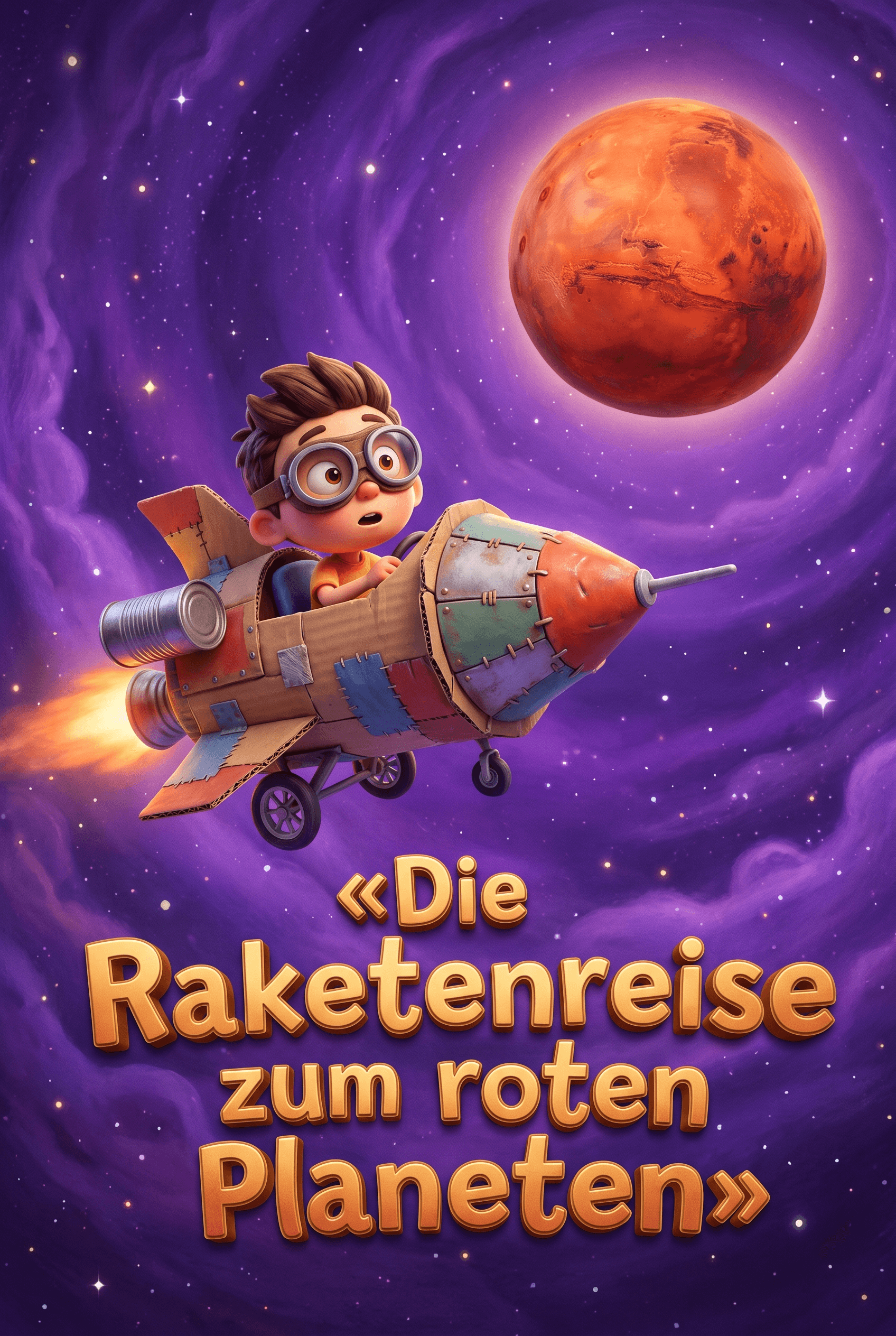 Die Raketenreise zum roten Planeten